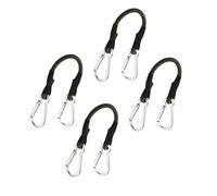 HIOPOIUYT Durability Stretch Rope Rubber Coated Carabiner Outdoor Equipment Fastening For Securing Outdoor Gears Camping And Cycling Elastics Rope