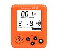 HIOPOIUYT Electronic Metronome Tone Generator Tuner Clip On Tempos Metronome LCD Digital Rhythm For Professional Runners Professional Clip On LCD Digital