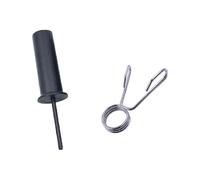 HIOPOIUYT Extension Pin Carbon Steel Spring Fastener Weight Stack Accessory Carbon Steel Texture Suitable For Weight Machines Stack Pin For Gym Equipment