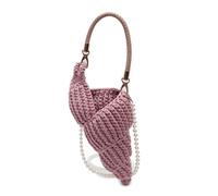 HIOPOIUYT Handwoven Crossbody Bag For Women Trendy Shoulder Bag Stylish Handbag Top Handle Dating Seashells Women Crossbody Fashion Shoulder Stylish Handbag Handwoven Seashells