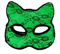 HIOPOIUYT Lace Cats Masquerade Lights In Night Half Face Halloween Christmas Cosplay Party Costumes For Womens Night Lights Cats