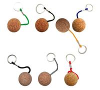 HIOPOIUYT Light Weight Kayaks Accessory Cork Float Portables Floating Cork Keyring Water Sport Accessories Kayaks Keychains