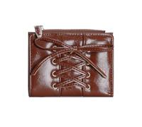 HIOPOIUYT Lovely Bows Wallets for Women Girls PU Leather Coin Purse Simple Wallet Bags Card Holder Change Korean Styles Bifold Wallet Bows Bag Pu Leather Change Card Holder
