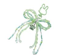 HIOPOIUYT Lovely Cats Paws Bows Keychain Aesthetic Keychain Accessories Car Rings Purse Handbag Backpack Bag Charms For Women Cute Star/cats Paws Beaded Bows