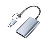 HIOPOIUYT MultiDevice Type B Card Reader With USB3.2 Gen 2 Interfaces Optimized For High Capacity Memory Cards For Photography Aluminum Type B Adapters