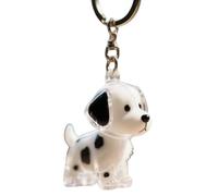 HIOPOIUYT Pet Hair Memorial Keepsakes Bag Charm Miniature Dog Figurine Keychain Cats Furs Collector Storage Box Keyring Gift Miniature Pet Keepsakes Pendant