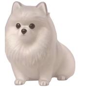 HIOPOIUYT Pet Hair Memorial Keepsakes Bag Charm Miniature Dog Figurine Keychain Cats Furs Collector Storage Box Keyring Gift Miniature Pet Keepsakes Pendant
