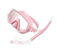 HIOPOIUYT Professional Adult Snorkeling Gear Set Leakproof Diving And Dry Top Snorkels For Underwater Swimming Exploration Foldable Dry Top Snorkel Set