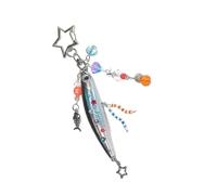 HIOPOIUYT Realistic Fish Accessory Fashionable Keychain Acrylic Texture Keyrings Suitable For Party And Casual Outfits Acrylic Keychain