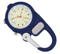 HIOPOIUYT Shockproof Expeditions Timer with Integrated Travel Clip Waterproofed Carabiner for Hiking Climbing Trip Outdoor Pocket Watch