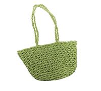 HIOPOIUYT Straw Bag Women Shoulder Bags Large Capacity Lady Tote Bag Beach Travel Purses Small Straw Bag With Handle