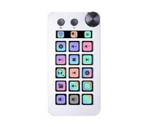 HIOPOIUYT StreamDeck Miniature Visual Keyboards 15Keys StreamDeck LCD Button Live Content Creation Controller Customs Button For PC