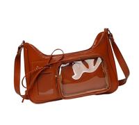 HIOPOIUYT Stylish Anime Themed Shoulder Bag For Women PU Leather Crossbody Purse Satchel Commuters Bag For Work School Or Shopping Anime Purse