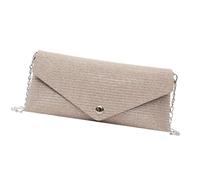 HIOPOIUYT Stylish Evening Bag With Chain Strap PU Leather Shoulder Crossbody Bags Compact Storage Outdoor Activities Daily Commute Fashionable Women's Accessories
