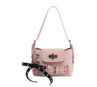 HIOPOIUYT Stylish Handbag PU Leather Shoulder Bag Casual Crossbody Purse Evening Handbags For Travel Parties And Shopping Fashionable Underarm Bag For Work And Dating