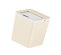 HIOPOIUYT Touchless Induction Desk Storage With Modern White Design Auto Lid For Bathroom Office Use Touchless Cosmetic Storage Box