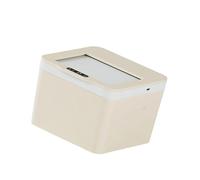 HIOPOIUYT Touchless Induction Desk Storage With Modern White Design Auto Lid For Bathroom Office Use Touchless Cosmetic Storage Box