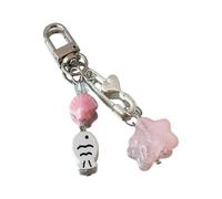 HIOPOIUYT Trendy Starfishes Shell Fish Phone Strap Lightweight And Sturdy Bag Hanging Ornament For Various Smartphone Models Trendy Women's Phone Accessory