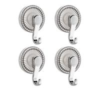 HIOPOIUYT Without Residues Suction Cup Hooks Practical Wall Mounts for Bathroom Kitchen Towel Robe Hanging Solution Strong Suction Hooks for Kitchen
