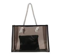 HIOPOIUYT Women Shoulder Bag Large Capacity Armpit Trendy Handbag All-matching Stadium Simple Commuting Women Large Capacity Armpit Clear Handbag With Rope Handles Shoulder