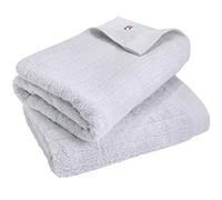 HIORIE Imabari Towel, 2-Piece Bath Towel Set, Soft and Fluffy, Mist Grey