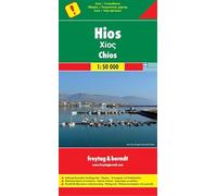 Hios f&b (+r): Toeristische wegenkaart 1:50 000