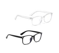 Hioseyre 2Pcs Blue Light Blocking Glasses for Women Men, Anti-Glare Gaming Computer Glasses, Fashion Eyewear With Blue Filter for Headache and Eye Protection