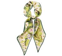 Hioyiwse Head Scarf Hair Neck Scarves For Women Purse Bag Scarfs For Handbags Silky Long Thin Satin Headscarf Fashion, B21-little Green Daisies(5.9 X 59inch）, 59