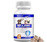 Hip and Joint Supplement for Dogs, 180 Tablets Dog Joint Support & Mobility Supplement, Glucosamine Chondroitin for Dogs with Desiccated Liver, Dicalcium Phosphate and MSM, Extended Joint Care