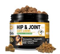 Hip and Joint Supplements For Dogs | Dog Joint Supplements to Reduce Stiffness and Improve Mobility with Organic Turmeric, Glucosamine, Chondroitin and Green Lipped Mussel For Dogs (Duck)