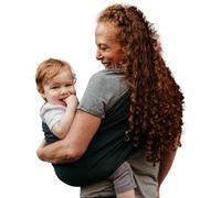 Hip Baby Wrap Ring Sling Baby Carrier for Infants and Toddlers (Stone)
