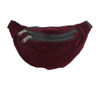 Hip Bag Lou Velvet bumbag Belly Bag Bordeaux
