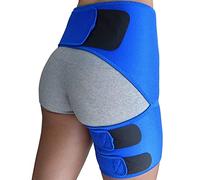 Hip Brace for Sciatica Pain Relief,Compression Support Wrap for Sciatic Nerve, Pulled Thigh, Hip Fleхоr Strain, Groin Injury, Hamstring Pull,Sacroiliac Joint Support Stabilizer for Men, Women (Blue)