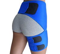 Hip Brace for Sciatica Pain Relief,Compression Support Wrap for Sciatic Nerve, Pulled Thigh, Hip Fleхоr Strain, Groin Injury, Hamstring Pull,Sacroiliac Joint Support Stabilizer for Men, Women (Blue)
