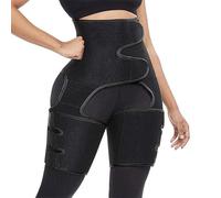 Hip Brace Thigh Compression Sleeve, Hip Groin Support for Men & Women, Injury Strap for Pulled Muscle Strain for Hip Pain Relief Fits Both Leg,Black,2XL/3XL