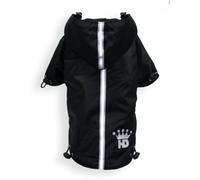 Hip Doggie HD 5PRBK BDXL BDXL Puppagonia Rain Parka Dog Rain Coat, Black