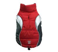 Hip Doggie HD-5WVRD-XS Wave Reflective Puffer Vest Red XS