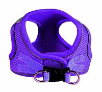 Hip Doggie HD-6EZMPR-S Sport Mesh Purple EZ Reflective Harness Vest S