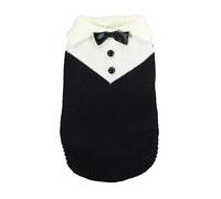 Hip Doggie HD 7TXBK XS Tux Sweater - JUMPER, XS, Black