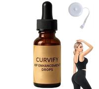 Hip Enhancement Drops, Bigger Buttock Firm Massage Body Oil for Women, The Packaging Includes a Three Dimensional Ruler for Measurement (1pcs)
