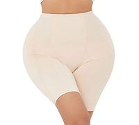 Hip Enhancer Padded Panties Shapewear BBL Shorts Butt Pads Underwear for Women, Beige-enhanced, L