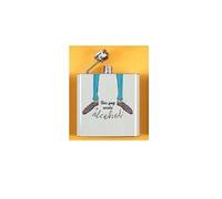 Hip Flask 6oz Stainless Steel (This Guy Needs Alcohol)