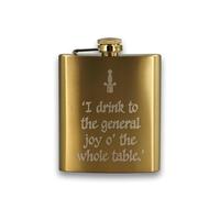 Hip Flask 7oz - Shakespeare (Macbeth)