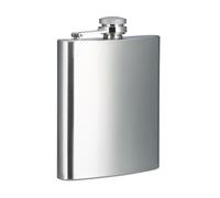 Hip flask compact 200 ml stainless steel flask travel flask dishwasher safe