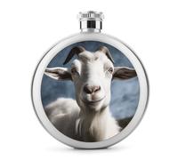 Hip Flask, Goat Printed Hip Flask,men Hip Flask,outdoor Hip Flask,barbecue Hip Flask,small Wine Flask