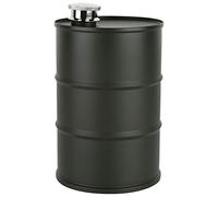 Hip Flask, Oil Barrel Oversized Flask 700ml Portable Stainless Steel Beer Barrel Wine Liquor Hip Flask with Sealing Lid(Green)