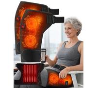 Hip Heating Pad, Adjustable Hips Infrared Support Harness, Portable Wearable Light Wrap for Relieving Pain in The Shoulders, Buttocks and Thighs(2Pcs)