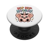 Hip Hip Hooray Funny Hip Replacement Get Well Soon Surgery PopSockets Adhesive PopGrip