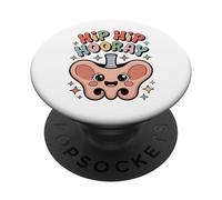Hip Hip Hooray Funny Hip Replacement Get Well Soon Surgery PopSockets Adhesive PopGrip