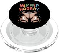 Hip Hip Hooray Funny Hip Replacement Get Well Soon Surgery PopSockets PopGrip for MagSafe